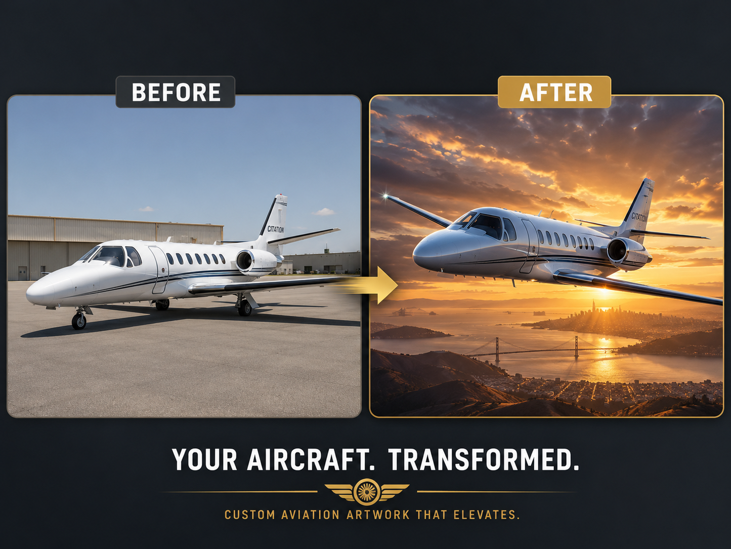 Epic Plane Coasters, Set of 4 - FREE Shipping