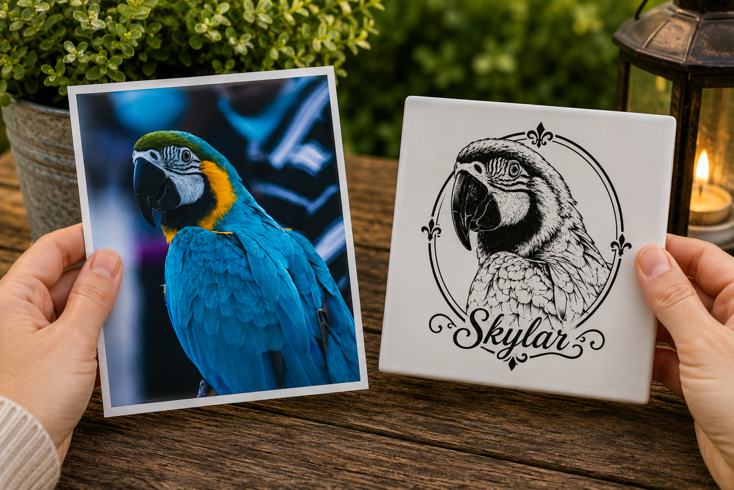 Signature Ceramic Pet Coasters