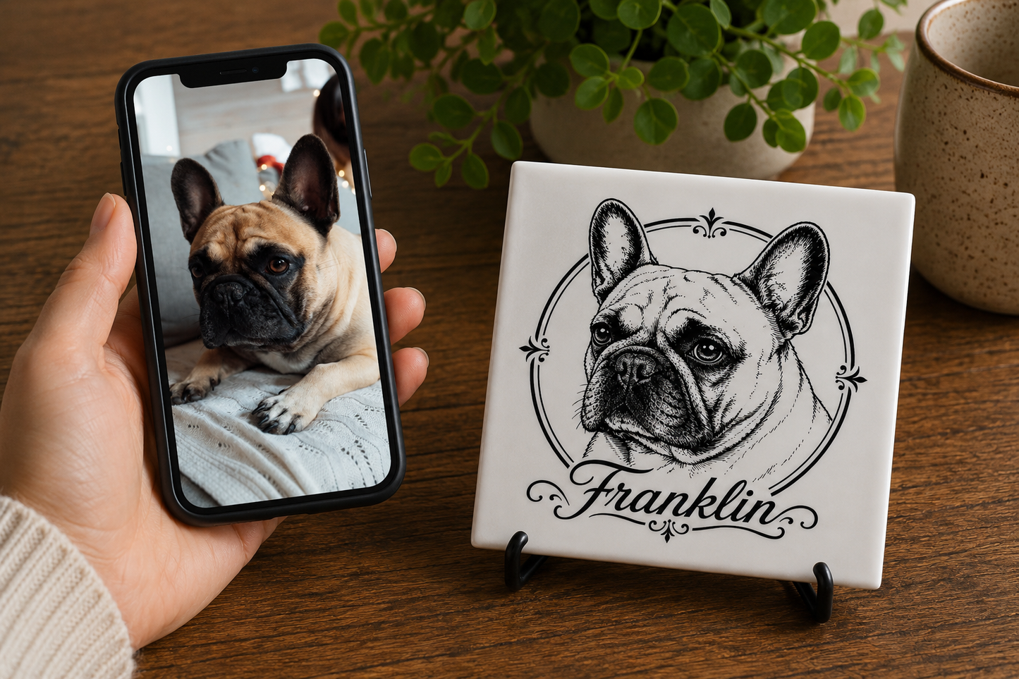 Signature Ceramic Pet Coasters